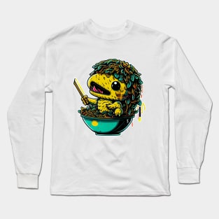 Ramen Agumon Long Sleeve T-Shirt